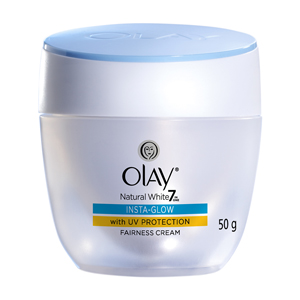 Olay Natural White Pinkish Fairness Insta Glow Day Cream With Uv