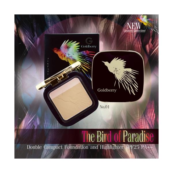 Goldberry Bird of Paradise Double  Compact Foundation and Highlighter SPF25 PA  