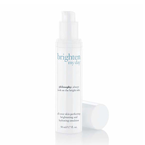 Philosophy brighten my day              all-over skin perfecting brightening and hydrating emulsion