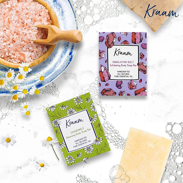 Kraam Chamomile Cleansing Body Soap Bar