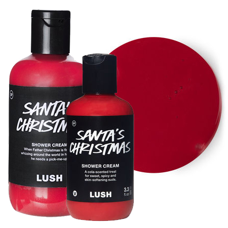 LUSH Santa's Christmas Shower Cream