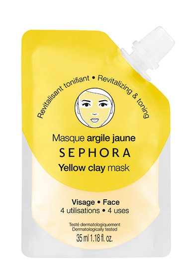 yellow clay mask