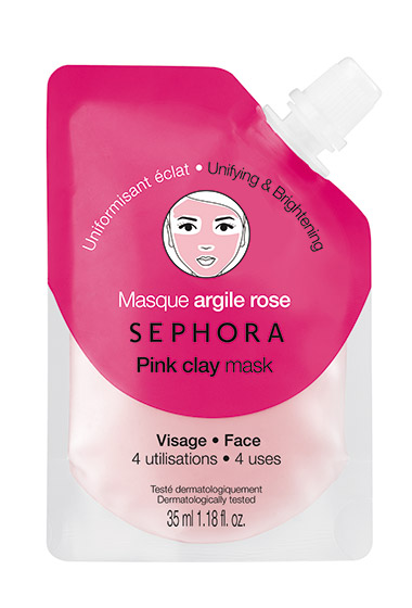 pink clay mask