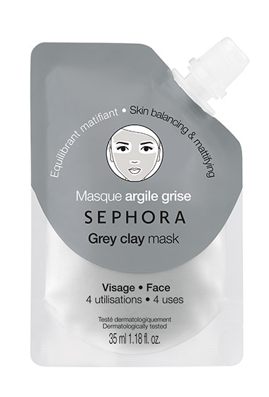 grey clay mask