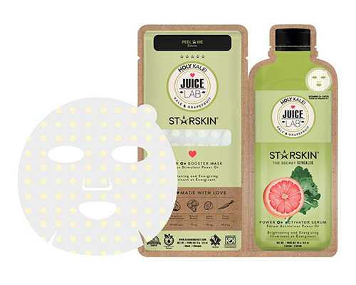 STARSKIN Juicelab Holy Kale! Power C  Booster Mask Kale & Grapefruit – Brightening & Energizing﻿