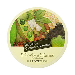 รีวิว THEFACESHOP Herb Day Cleansing Cream 5 Grains Cereal รีวิวจาก ...