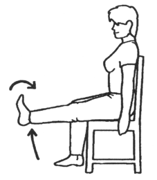 knee exercises with chair