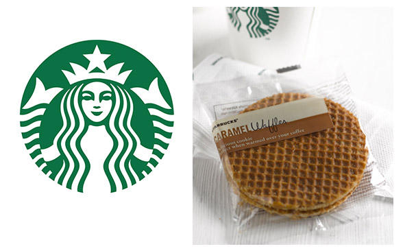 Strarbucks caramel waffer