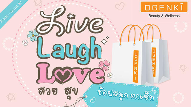 ogenki live laugh love campaign