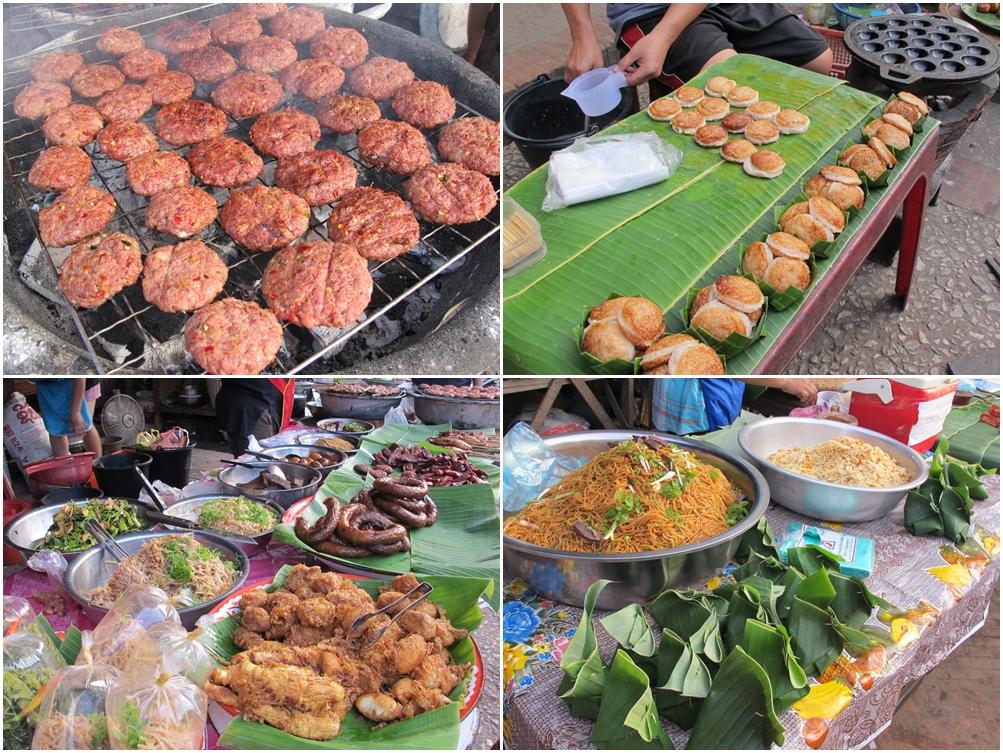 Luang Prabang morning market food