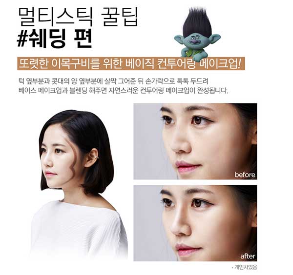 คอนทัวร์ THEFACESHOP Multi-Stick Shading (Troll)